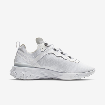Nike React Element 55 SE - Sneakers - Hvide/Platin | DK-51744